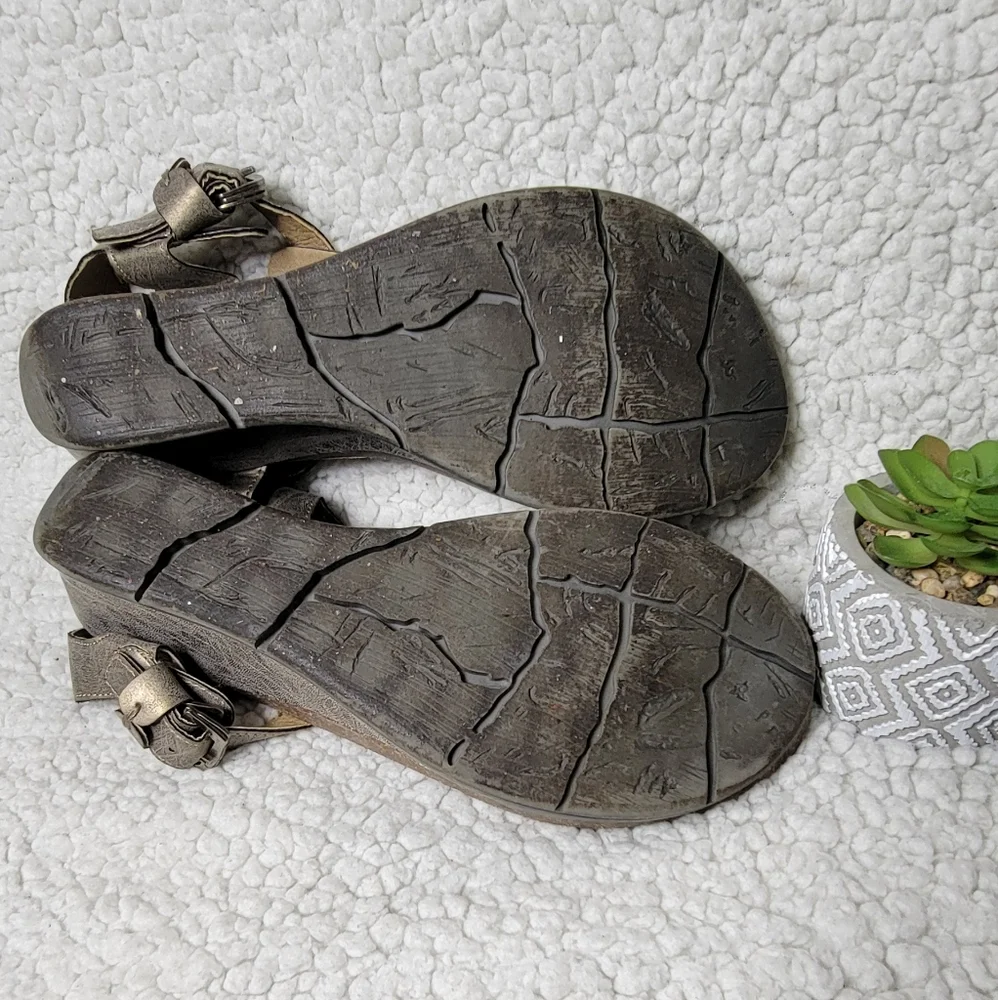 Corky’s‎ Hipster Braided Thong Wedge Heel Sandals Size 10